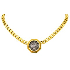 Bulgari Ancient Coin 18 Karat Yellow Gold Monete Edward the Confessor ...