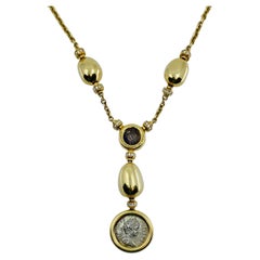 Bulgari Ancient Coin Diamond Necklace