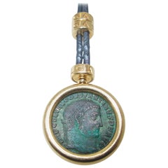 Bulgari Ancient Coin Gold Necklace