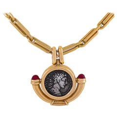 Bulgari Ancient Coin “Monete” Necklace 