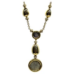 Bulgari Necklace with Ancient Roman Coin at 1stDibs