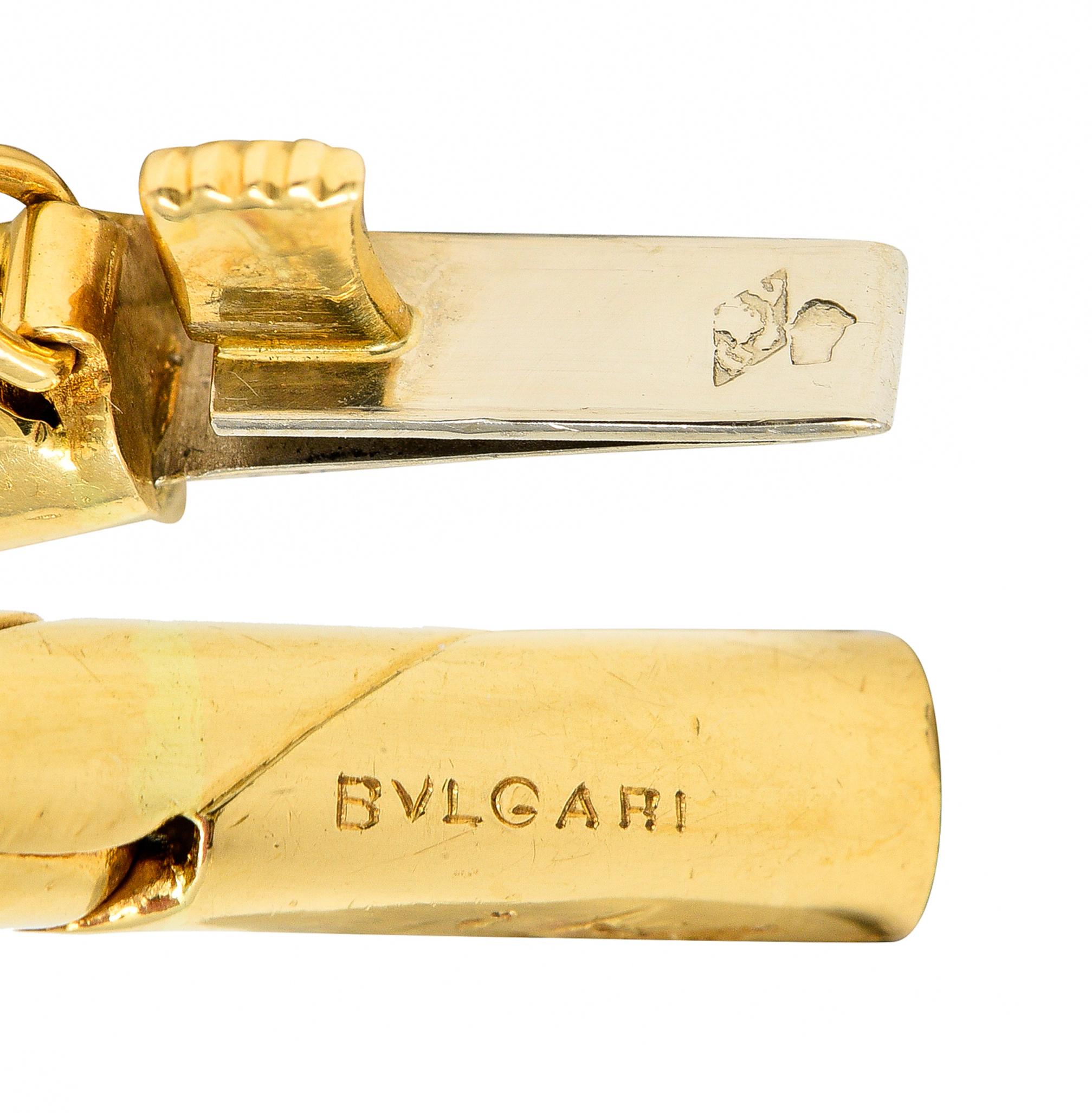 Bulgari Antike Münze Neuengland Monete Vintage Georges L''Enfant  Kette Halskette 1
