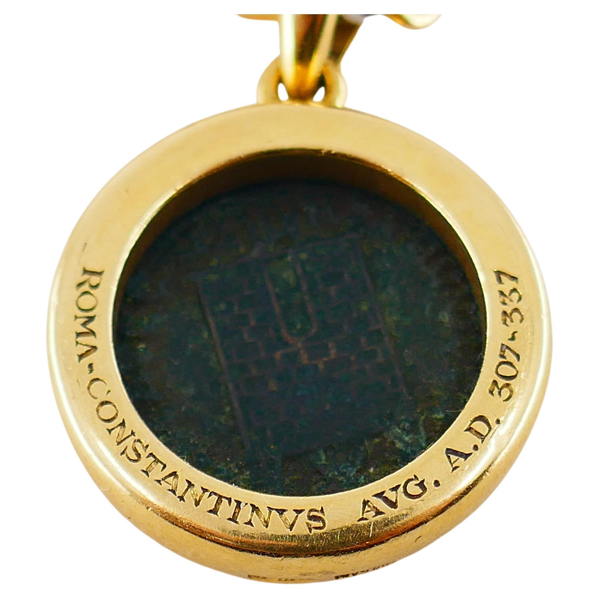 ancient coin pendant necklace