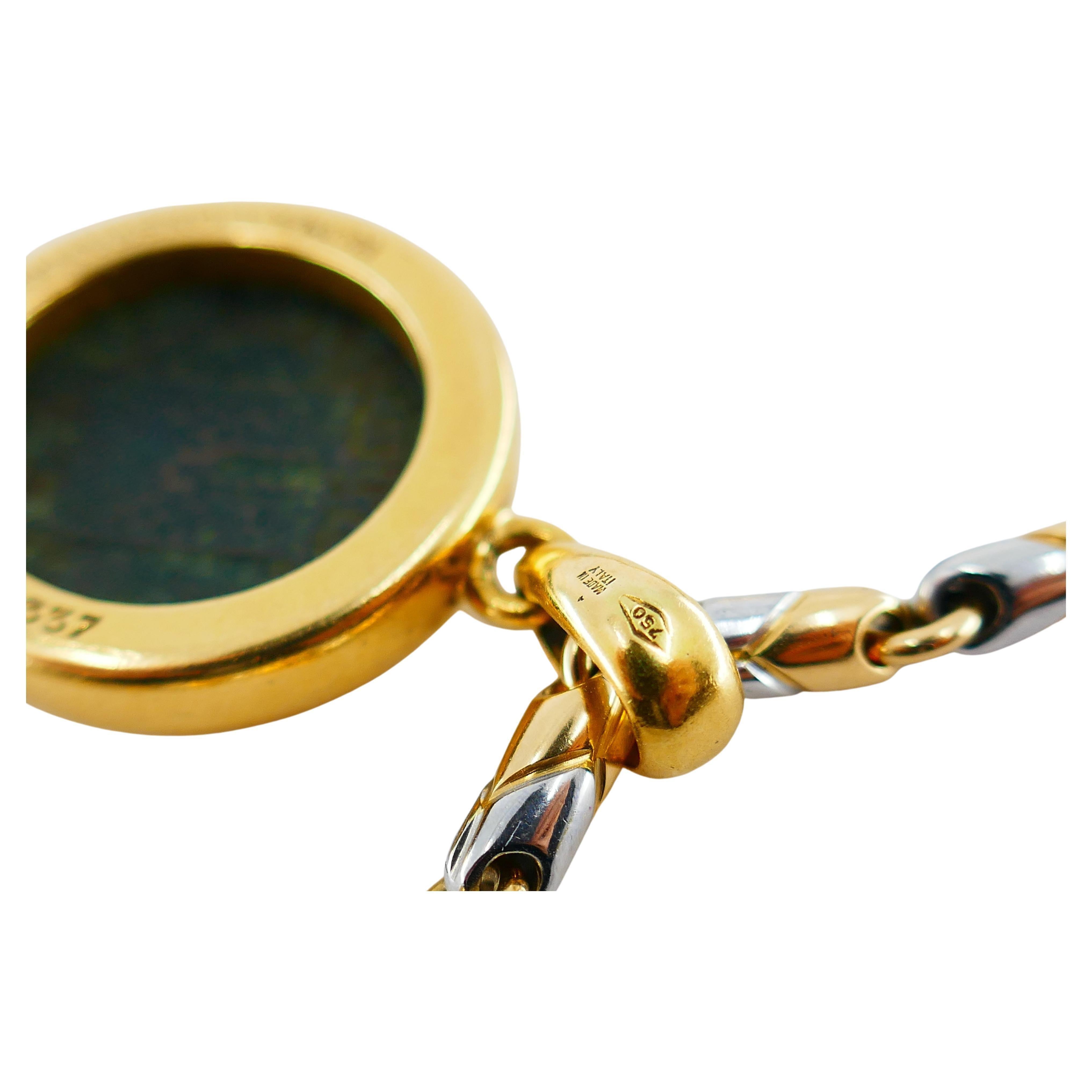 Bulgari Ancient Coin Pendant and Doppio Cuore Necklace 2
