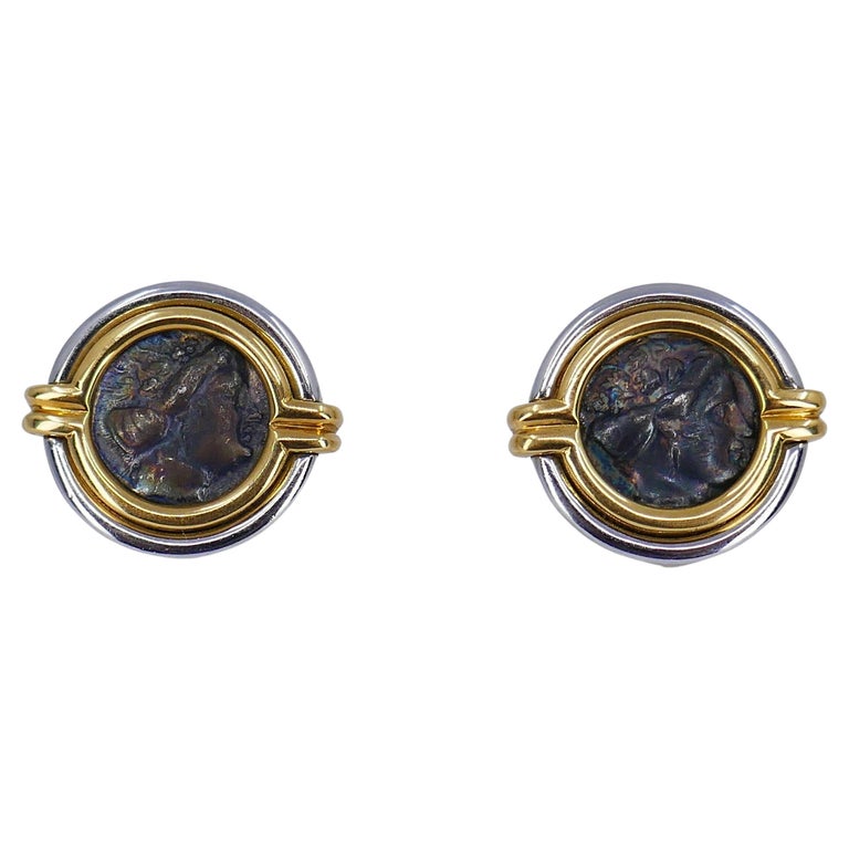 Orecchini Bulgari Ancient Coin in oro e platino in vendita su 1stDibs | orecchini  bulgari classici, orecchini bulgari uomo, bulgari orecchini