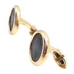 Gemelli Bulgari Ancient Coin in oro giallo