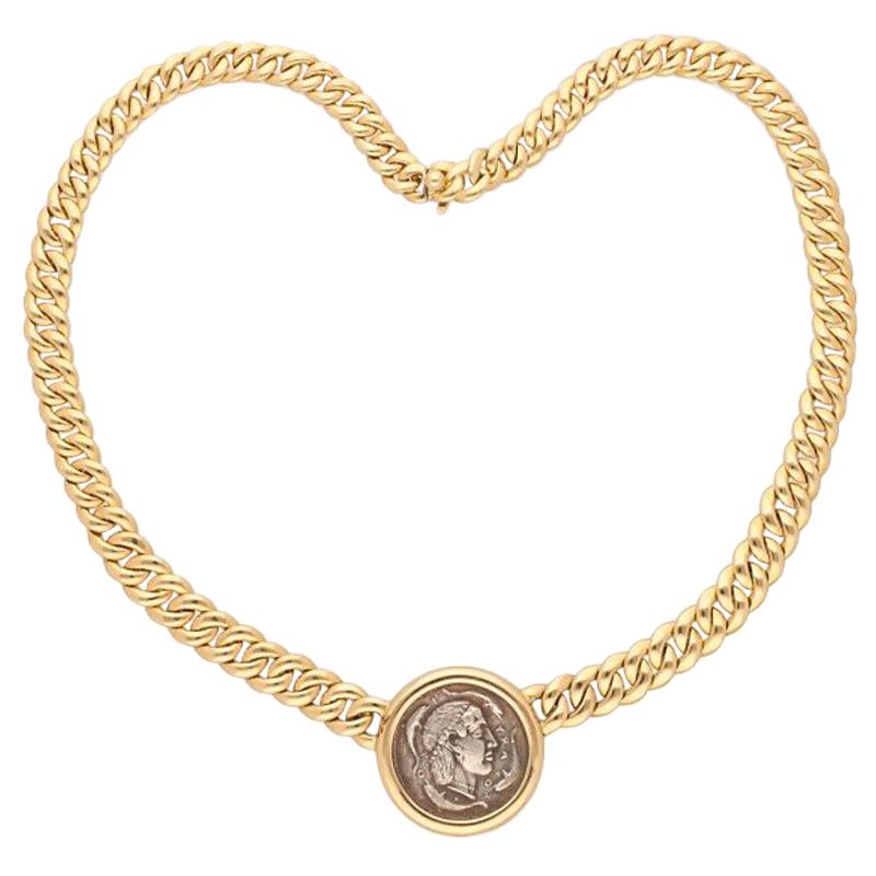 Bulgari Ancient Coin Yellow Gold Necklace