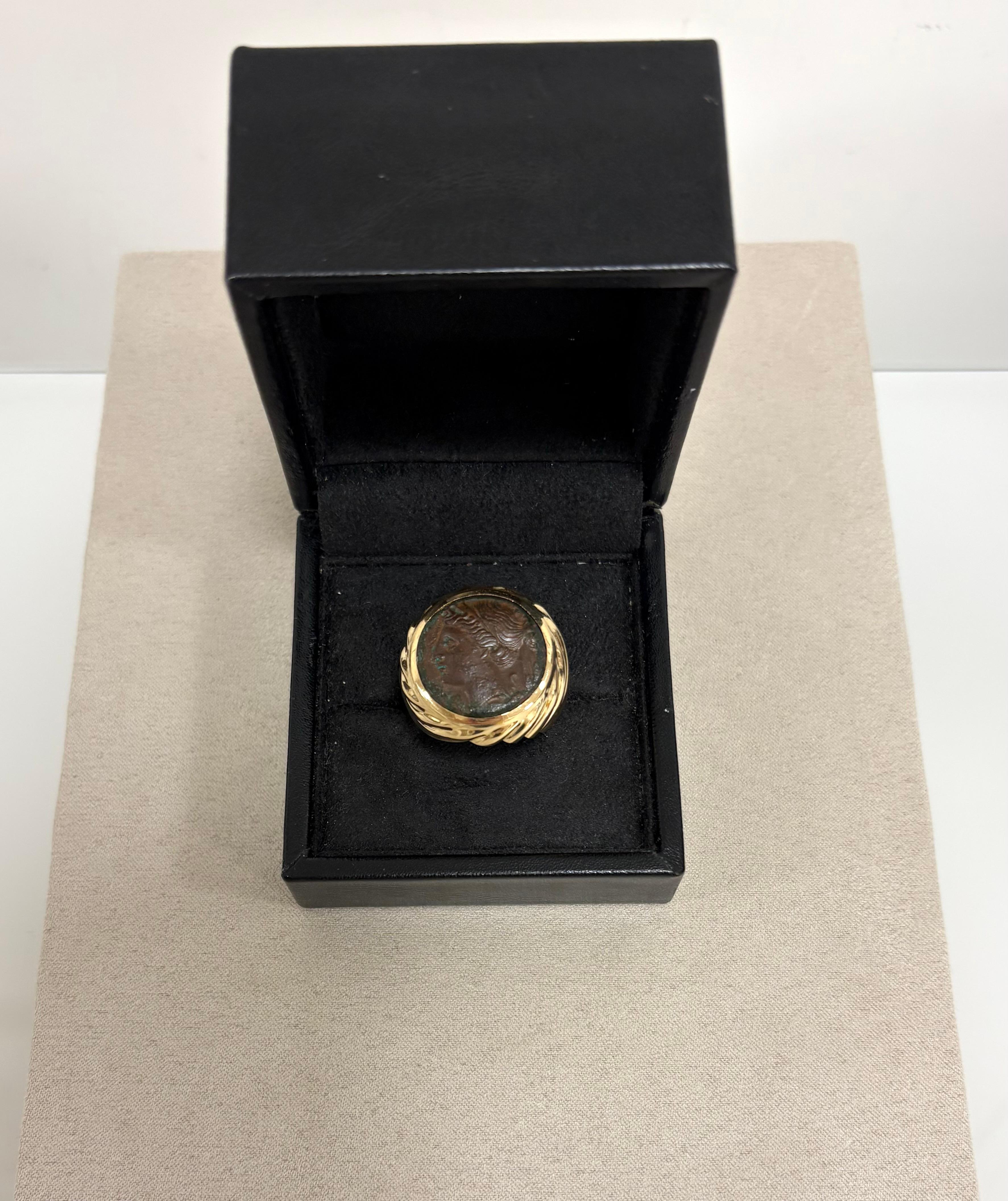 da uomo o donna Bulgari Anello Moneta Oro Giallo 18 kt. in vendita