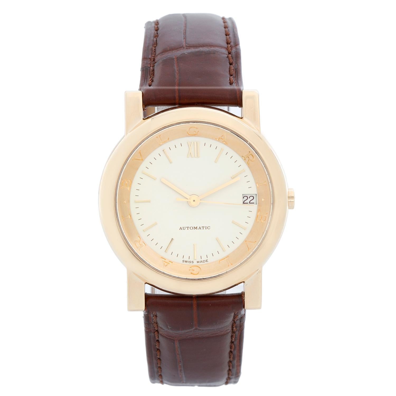 Bulgari Anfiteatro Automatic 18 Karat Yellow Gold Watch AT35GLD