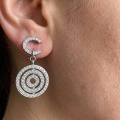 Bulgari Astrale 18K Gold Diamond Earrings – 2.20 Carats