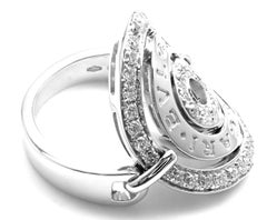 Bulgari Astrale Cerchi Diamond White Gold Ring