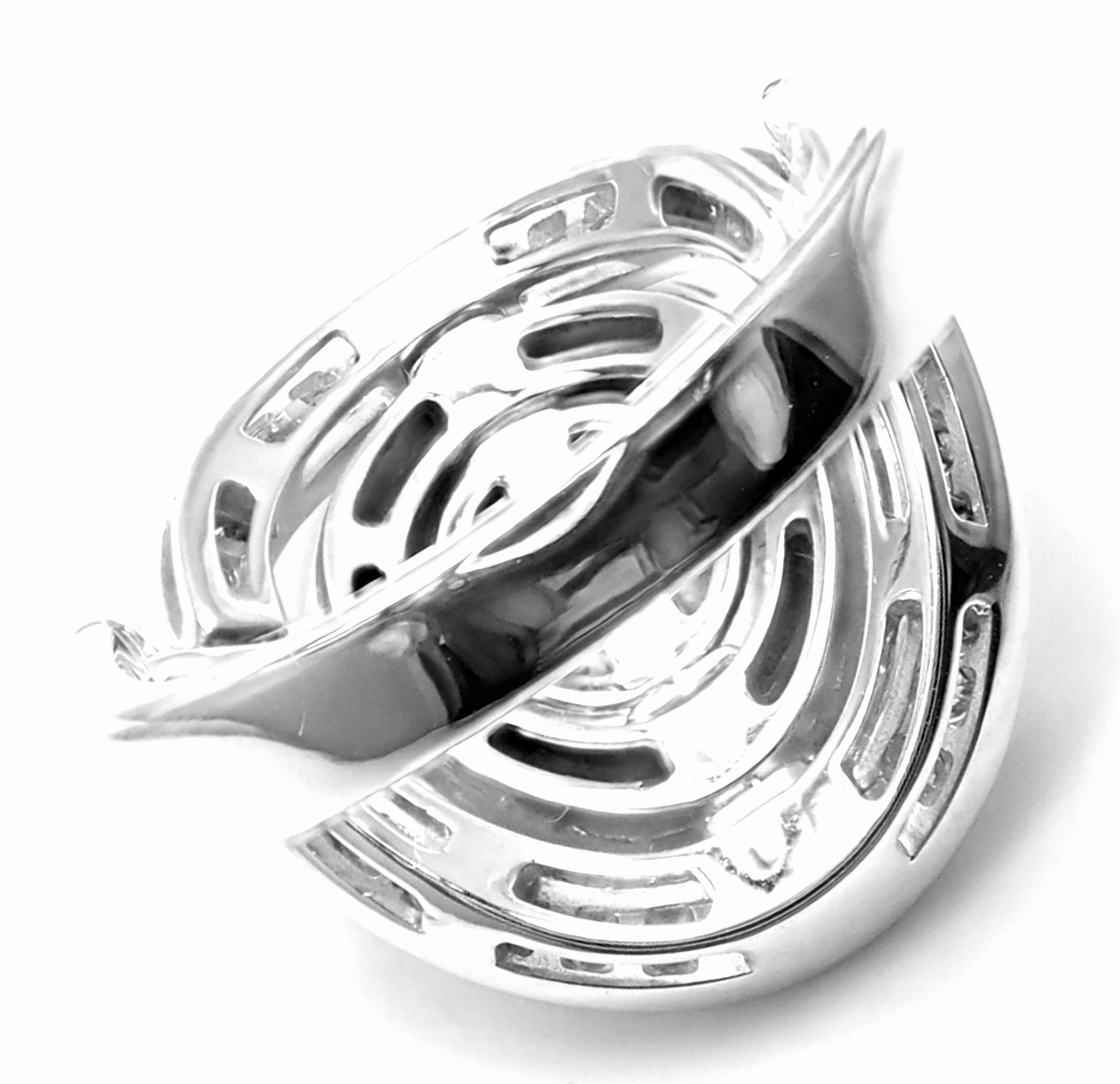 Bulgari Astrale Cerchi Diamond White Gold Ring In New Condition In Holland, PA