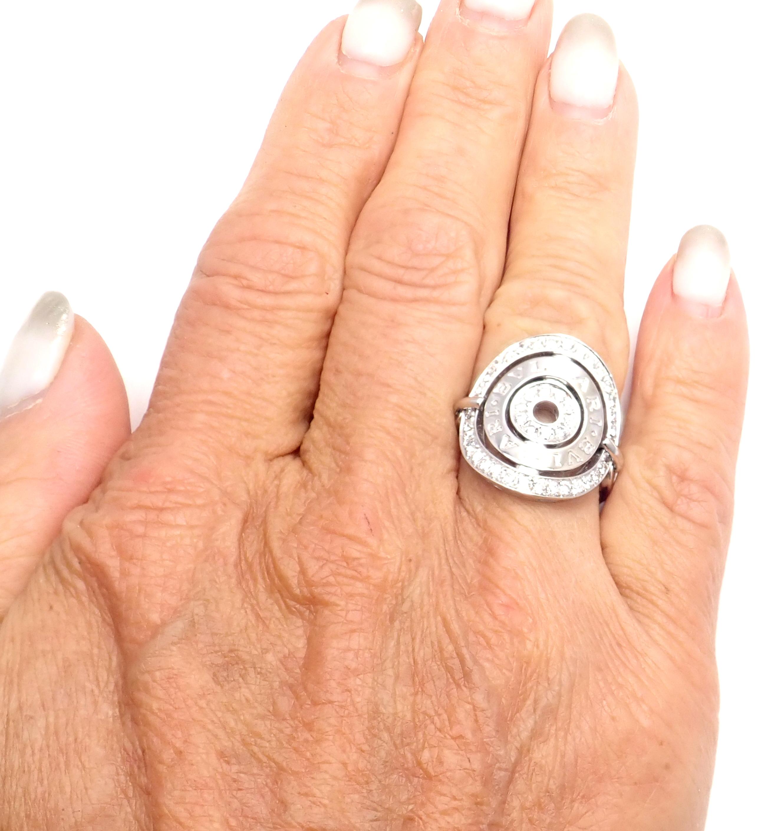 Bulgari Astrale Cerchi Diamond White Gold Ring 2