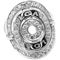 Bulgari Astrale Cerchi - Bague en or blanc sertie de diamants