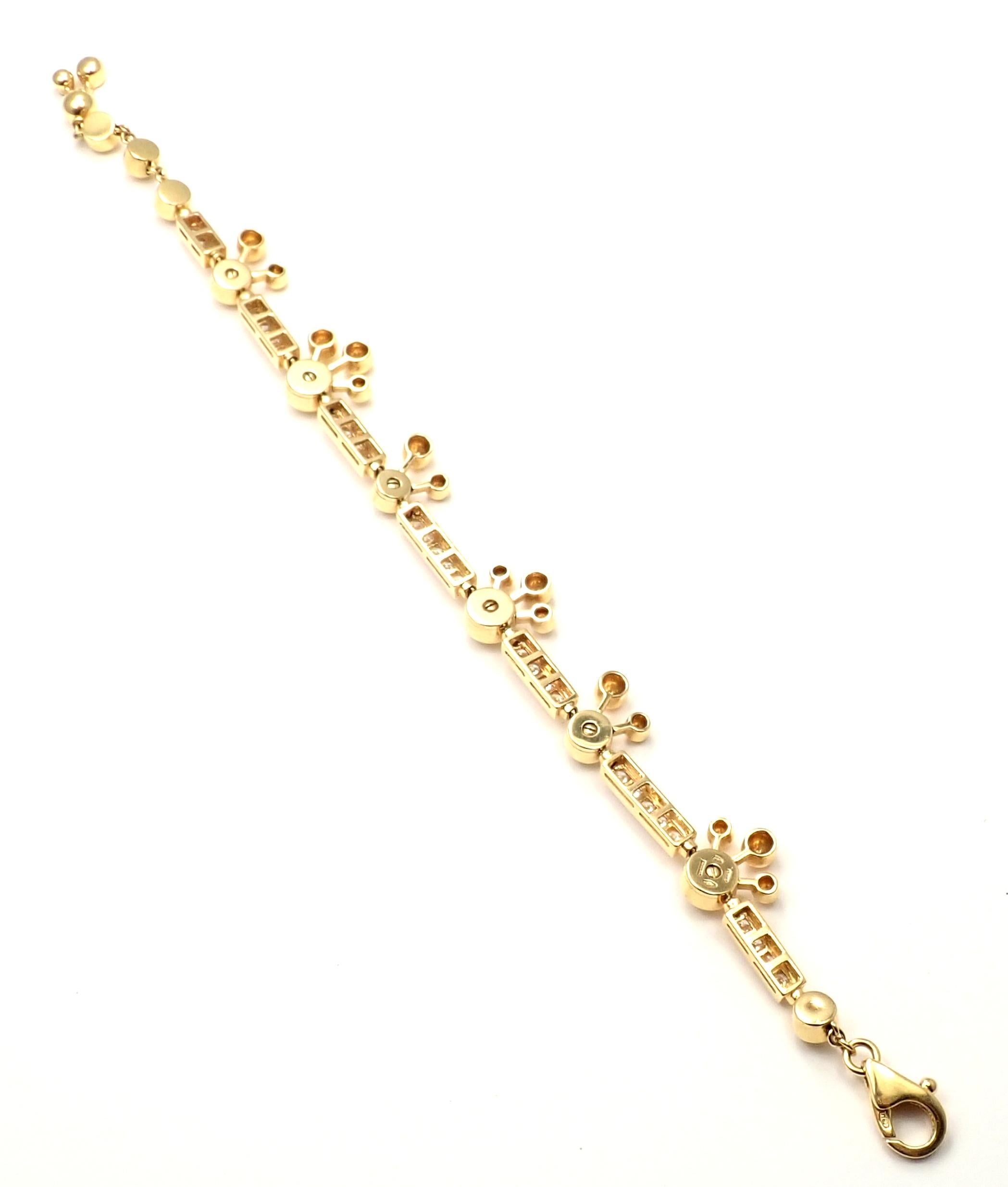 Bulgari Astrale Diamond Link Yellow Gold Bracelet 1