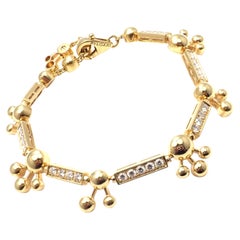 Bulgari Astrale Diamond Link Yellow Gold Bracelet