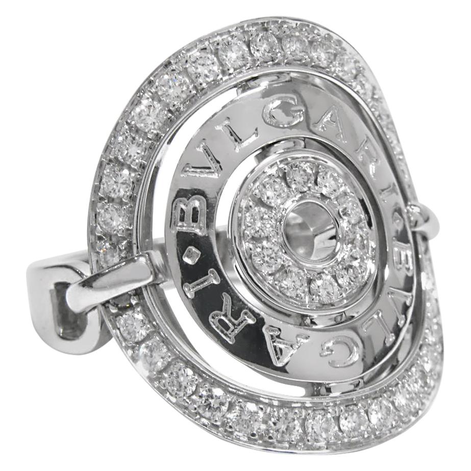 Bulgari Astrale Diamond White Gold Ring 