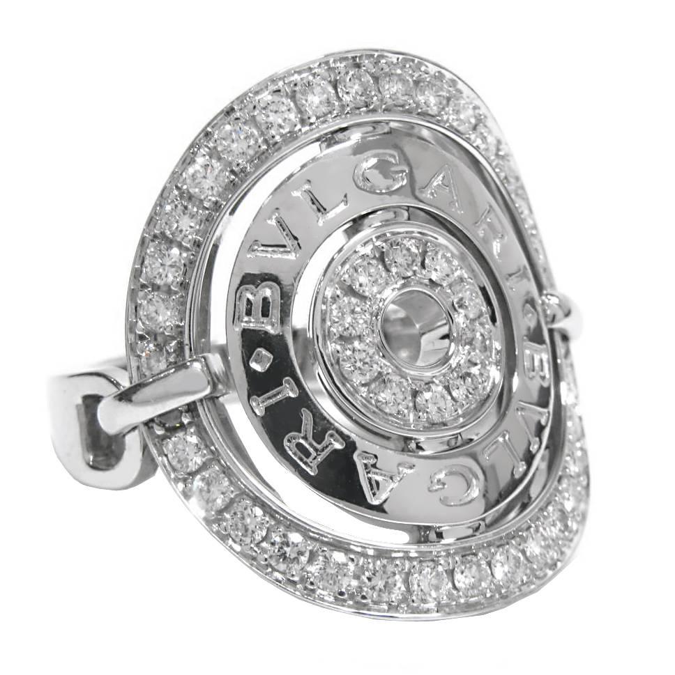 Bulgari Astrale Diamond White Gold Ring