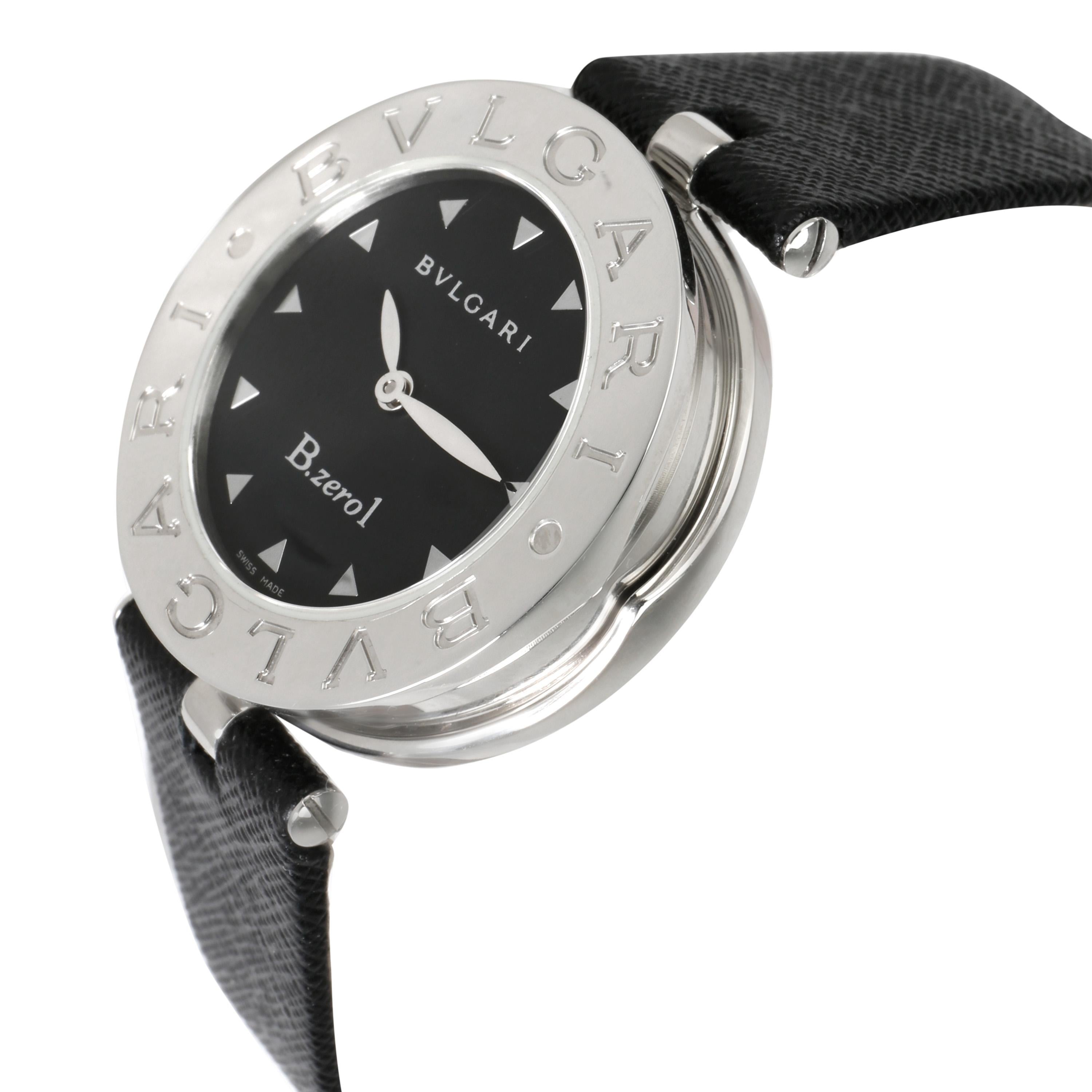 Bulgari B Zero 1 BZ 30S Women's Watch in Stainless Steel In Excellent Condition In New York, NY