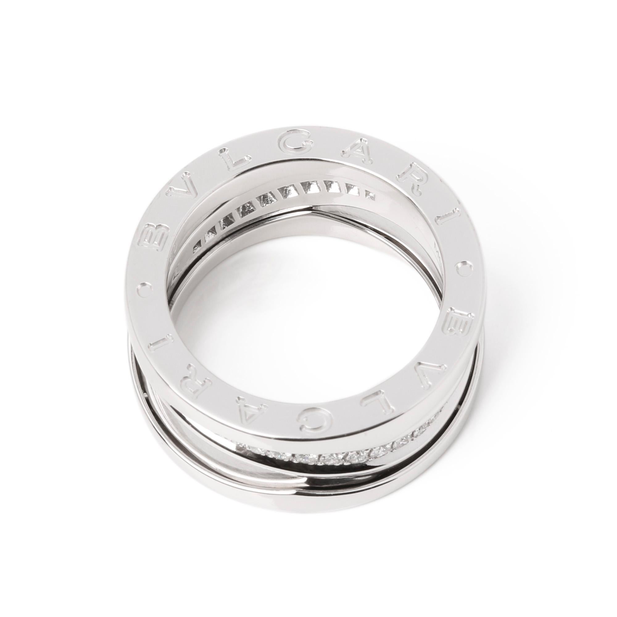 bulgari zero ring white gold