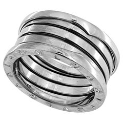 Bulgari B Zero 1 Bague à 3 rangées en or blanc 18 carats