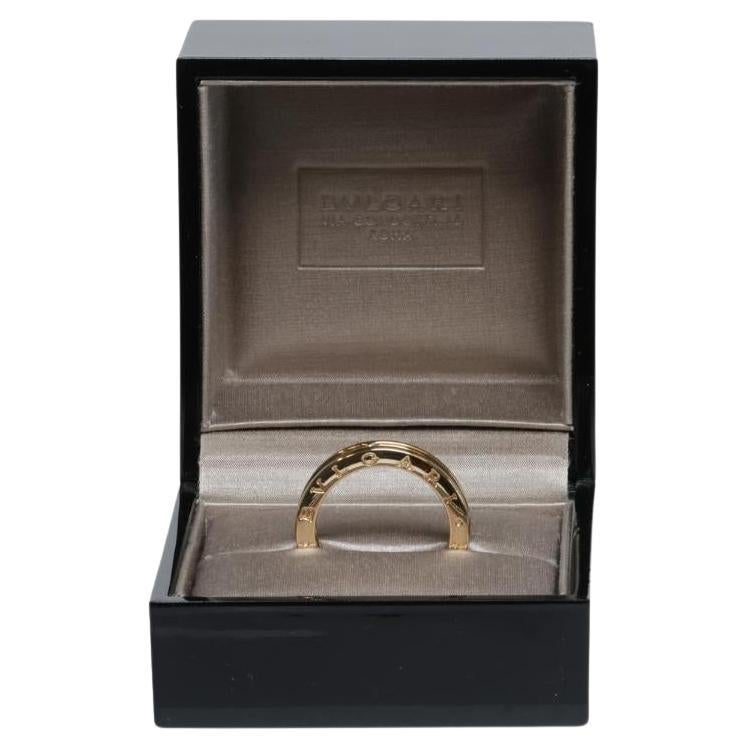 Bulgari B. Zero 1 Ring in 18k Yellow Gold Size 58 For Sale