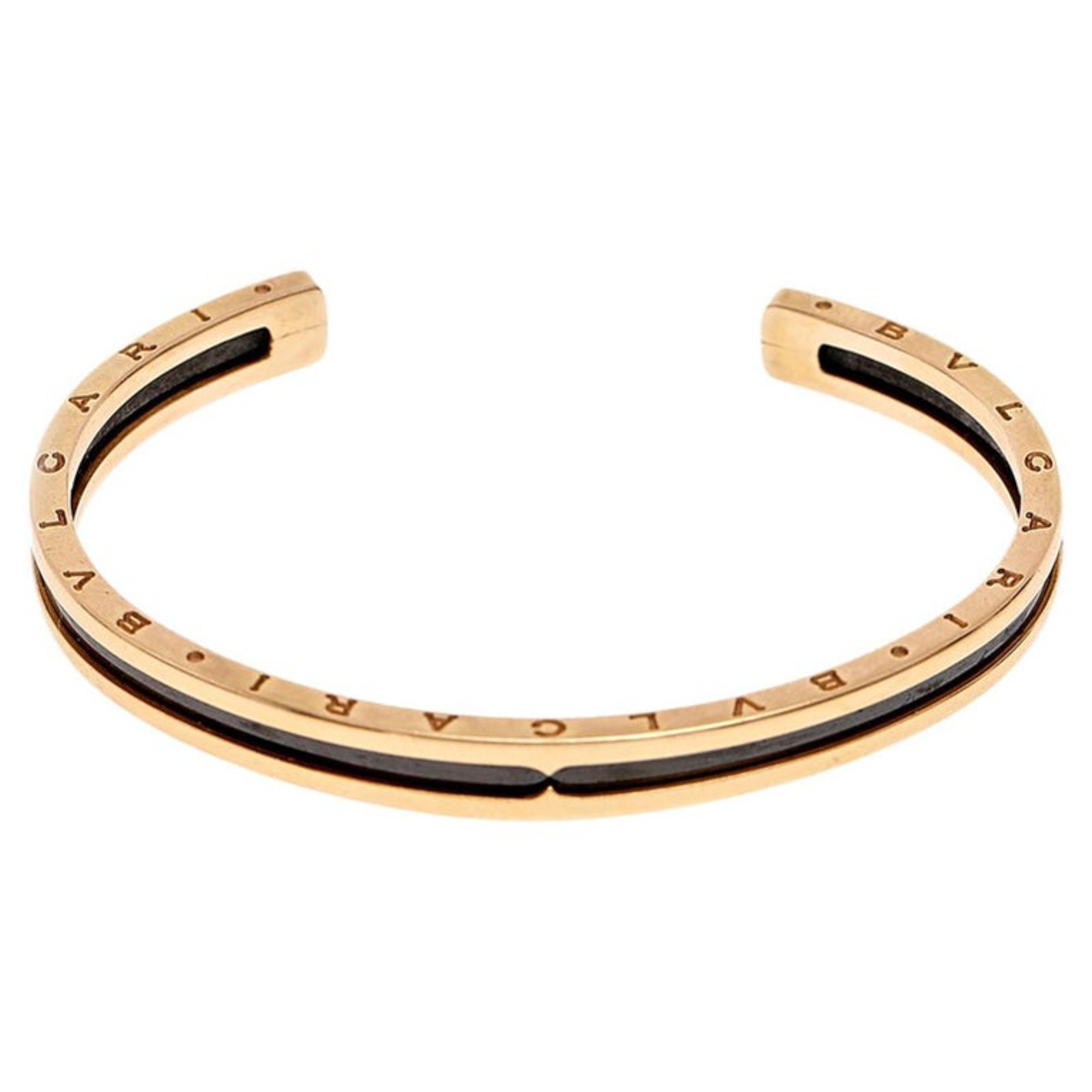 Moderne Bulgari B Zero 1 Bracelet manchette en or rose