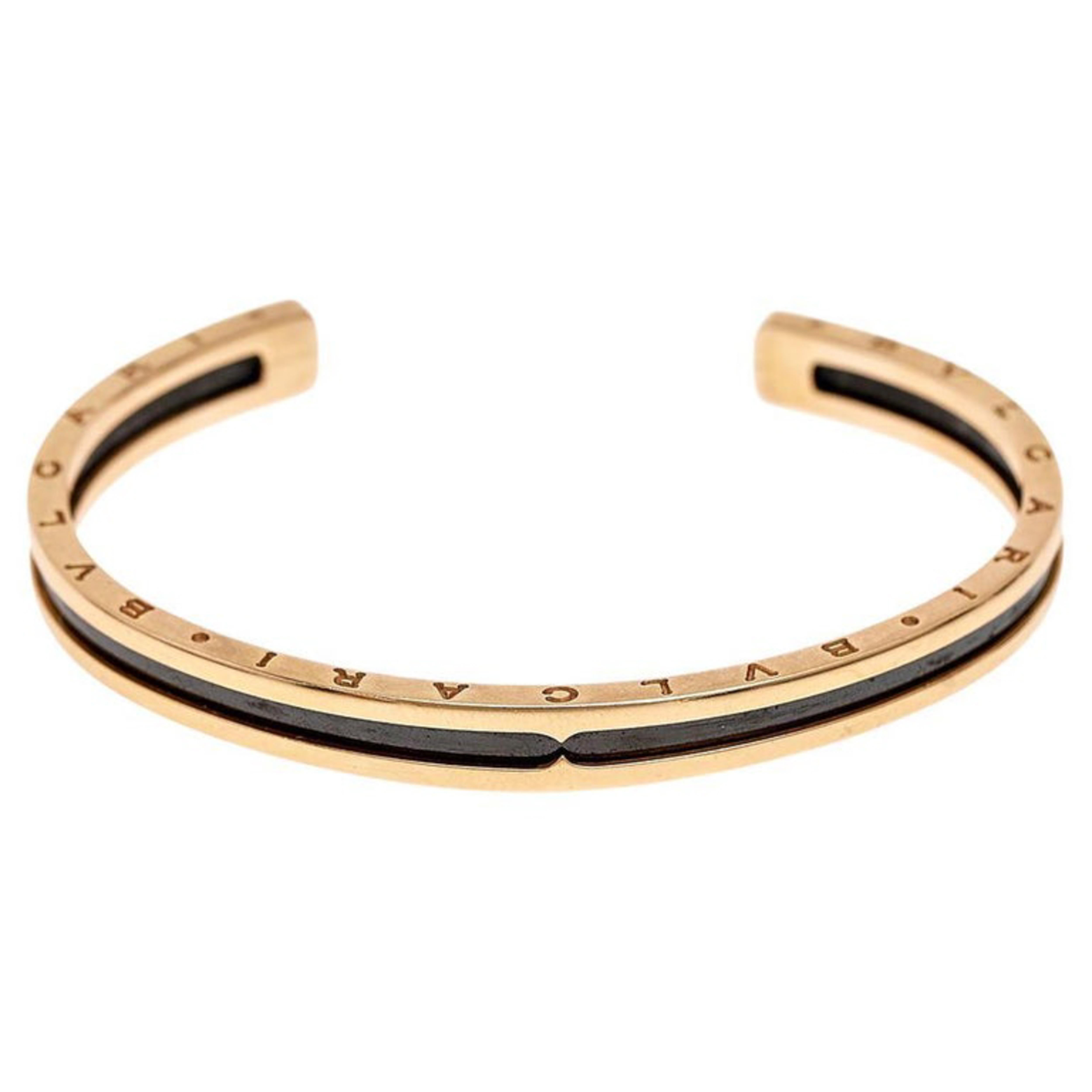  Bulgari B Zero 1 Bracelet manchette en or rose Unisexe 