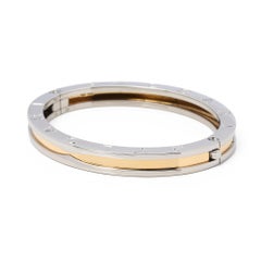 Bulgari B Zero 1 Steel & Gold Bangle