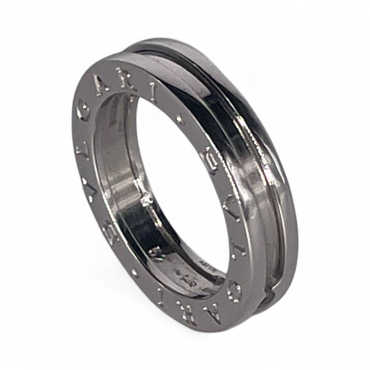 Contemporaneo Anello Bulgari B Zero 1 in oro bianco in vendita