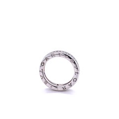 1 Karat Diamanten Bulgari ""B. Zero 1"" Diamant Ehering 18k Weiß Bvlgari