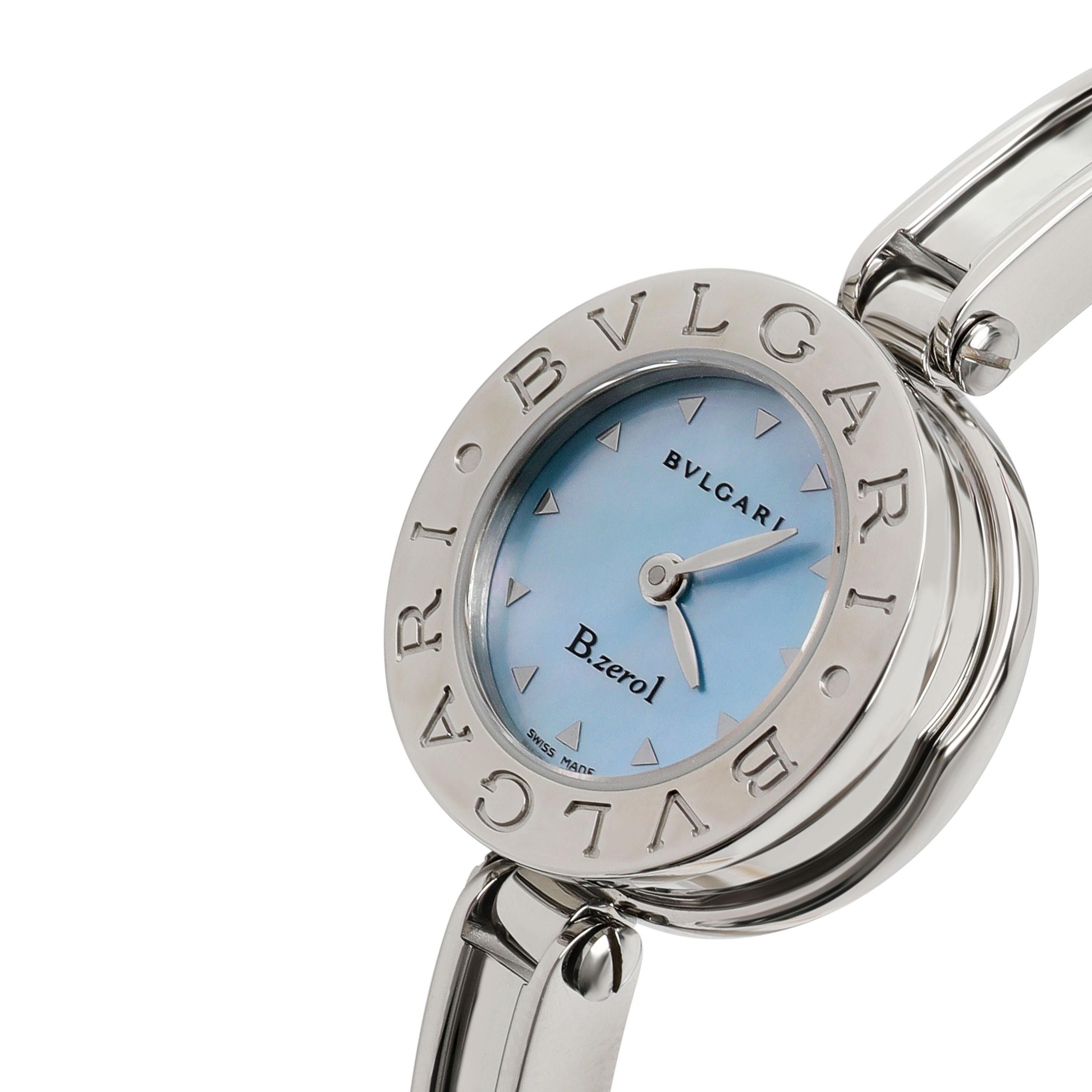 Bulgari B-Zero 101035 BZ 22 S Damenuhr aus Edelstahl im Zustand „Neu“ in New York, NY