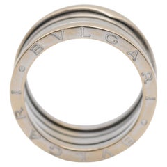 Bulgari B Zero Band Ring in 18K White Gold