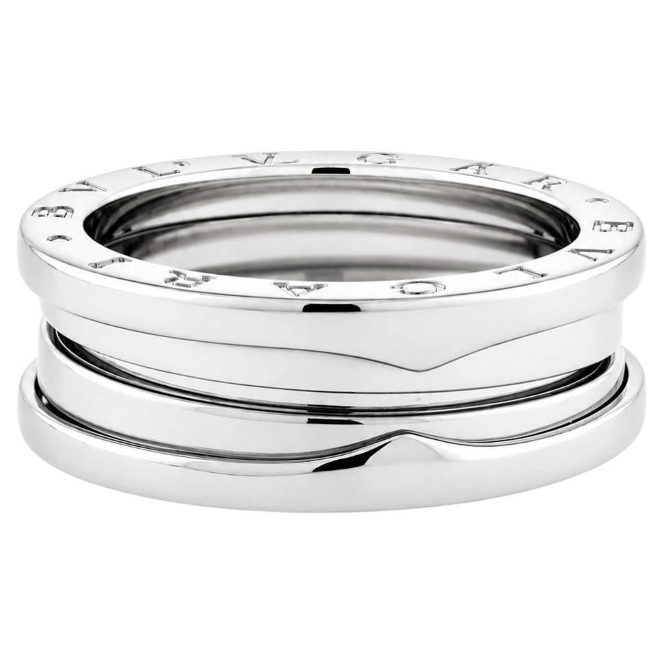 Bulgari B-Zero Ring aus 18 Karat Weißgold, 7 mm im Angebot