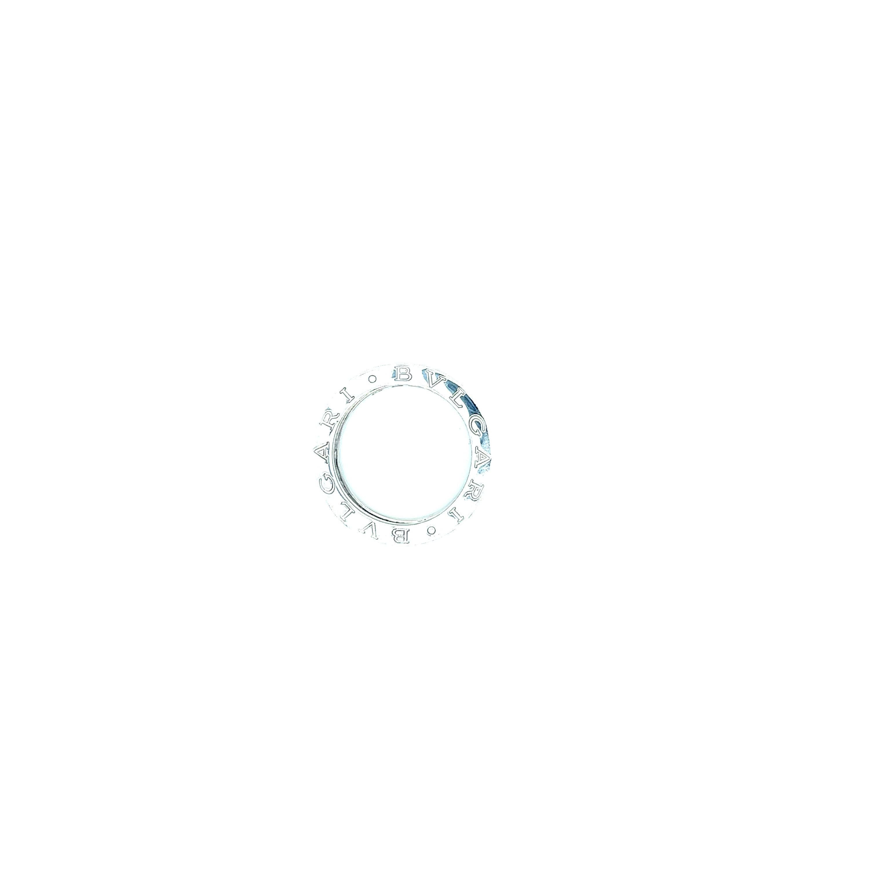 Bulgari B-Zero Ring, Weißgold Größe 48 Modellnummer 323530 im Zustand „Hervorragend“ im Angebot in Addlestone, GB