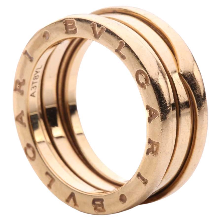 Bulgari B-Zero rose gold ring 