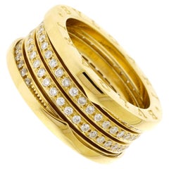 Bulgari B Zero with Diamonds 18kt Yellow, Sz 57