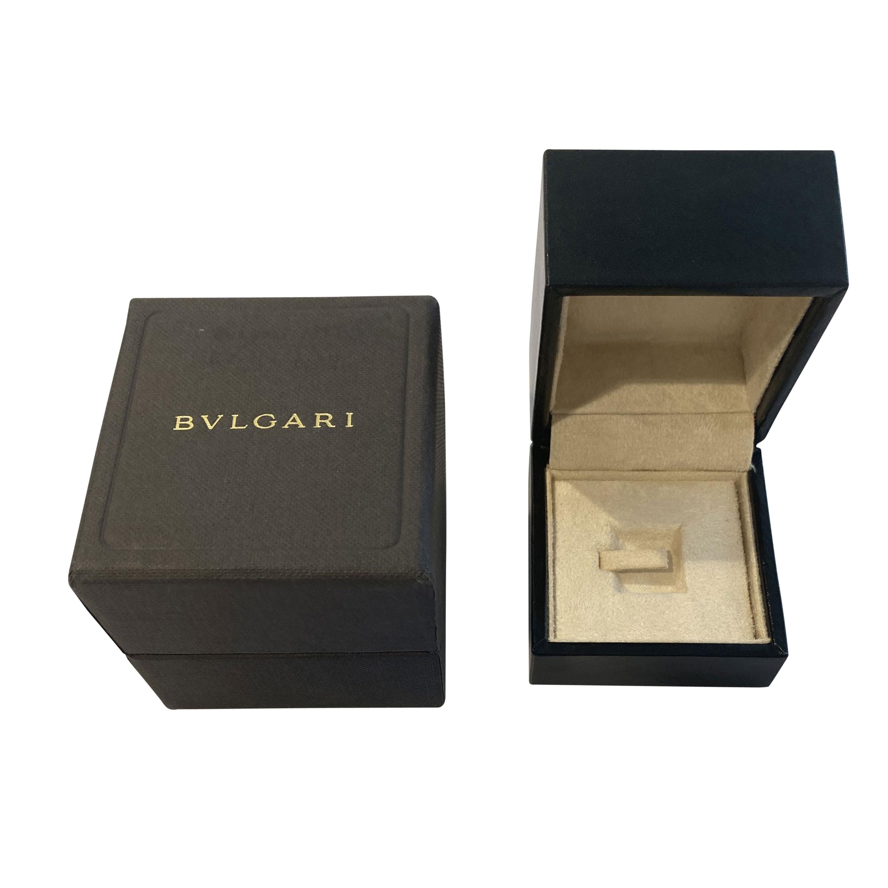 Women's Bulgari B. Zero1 Three-Band Ring in 18k White Gold For Sale