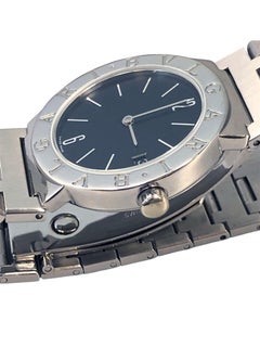 Bulgari BB30 Stainless Steel Mid size Quartz Wrist Watch