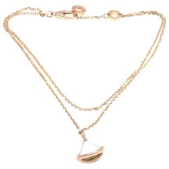 Bulgari Bell Diva Dream Mother of Pearl Rose Gold Bracelet