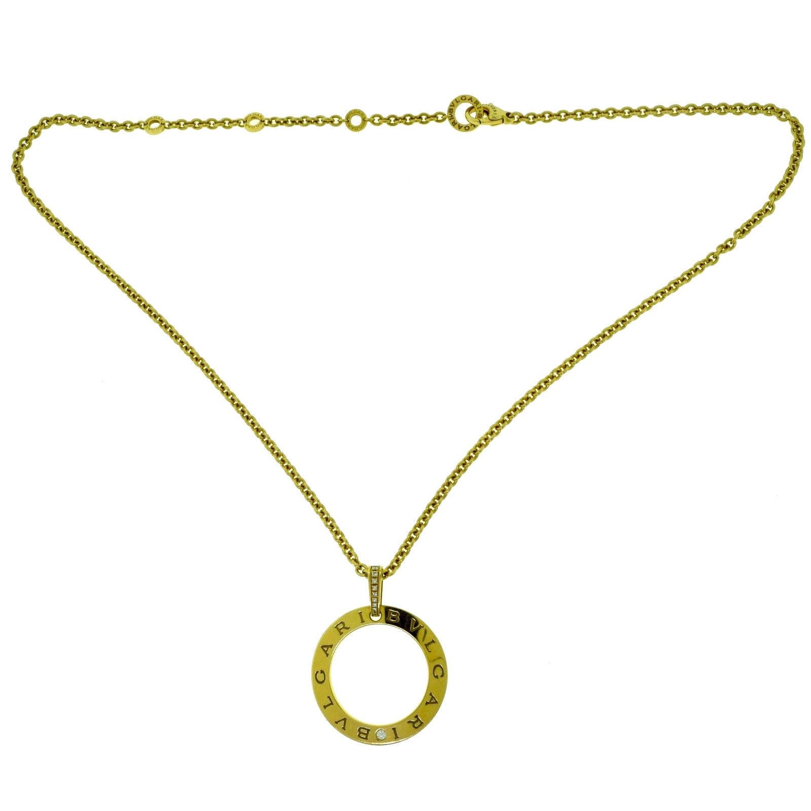 bvlgari necklace circle