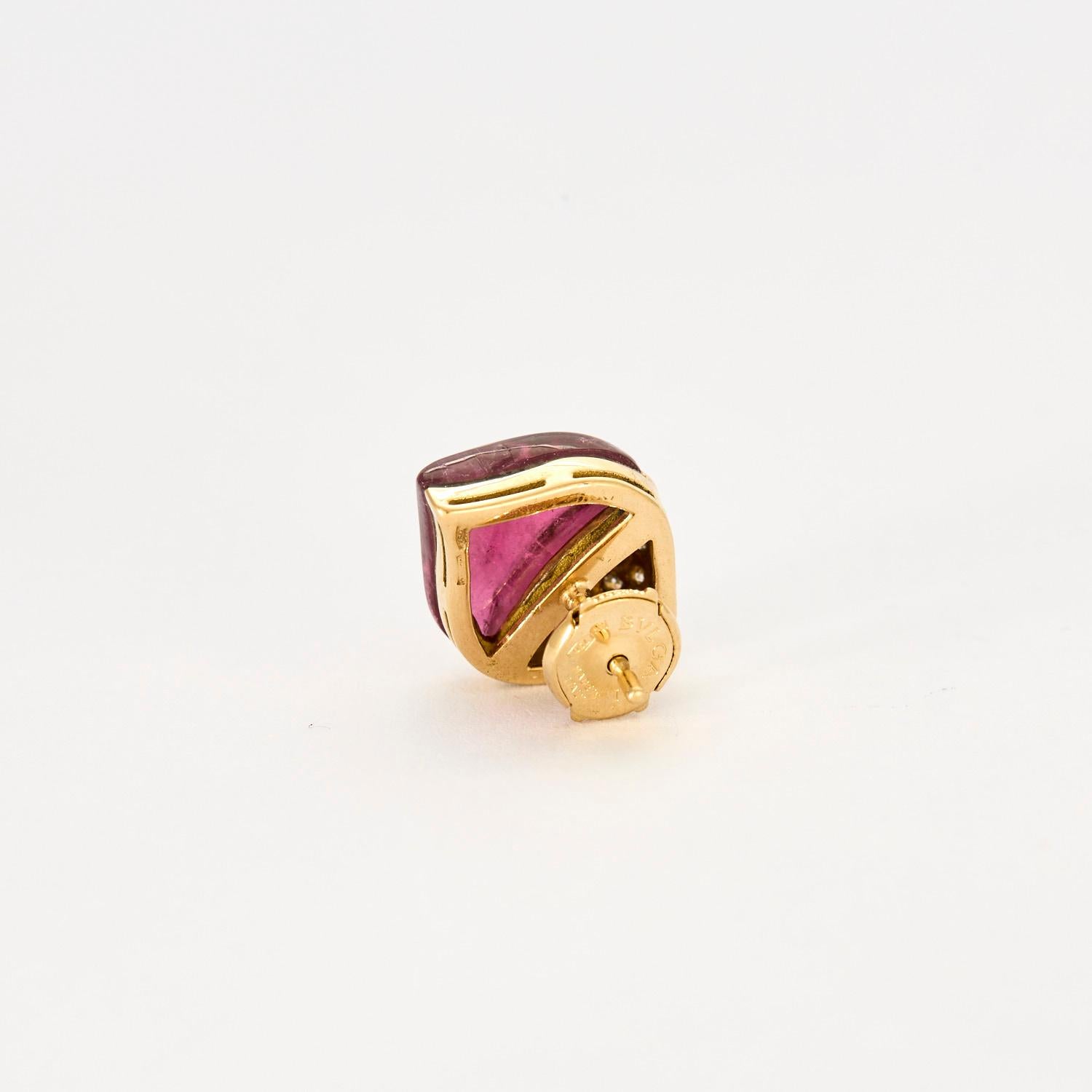 Cabochon BULGARI - Naturalia fish earrings