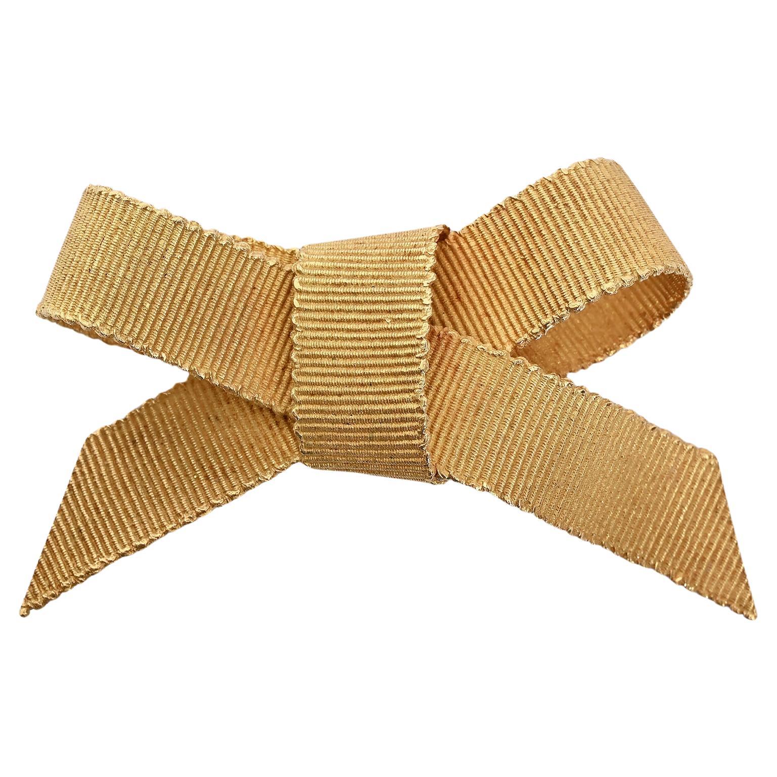 Bulgari Bow Brooch For Sale