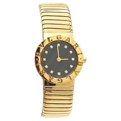 Used Bulgari Bulgari BB 23 2T 18KT yellow gold lady's watch with Box & Papers