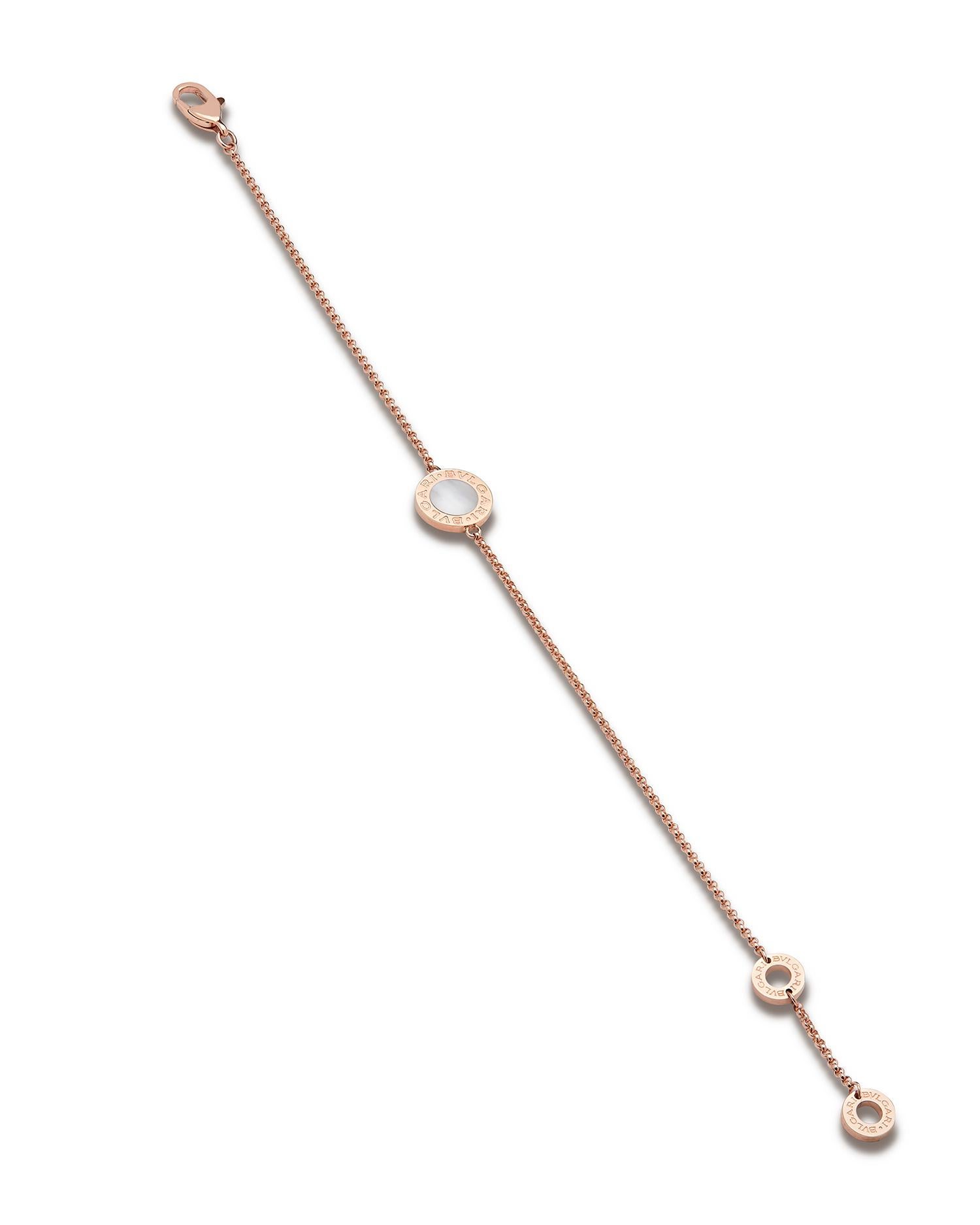 Bulgari Armband MOP Roségold Armband 359677 im Zustand „Neu“ in Addlestone, GB