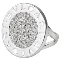 BULGARI - Bulgari Bulgari ring in white gold and diamonds