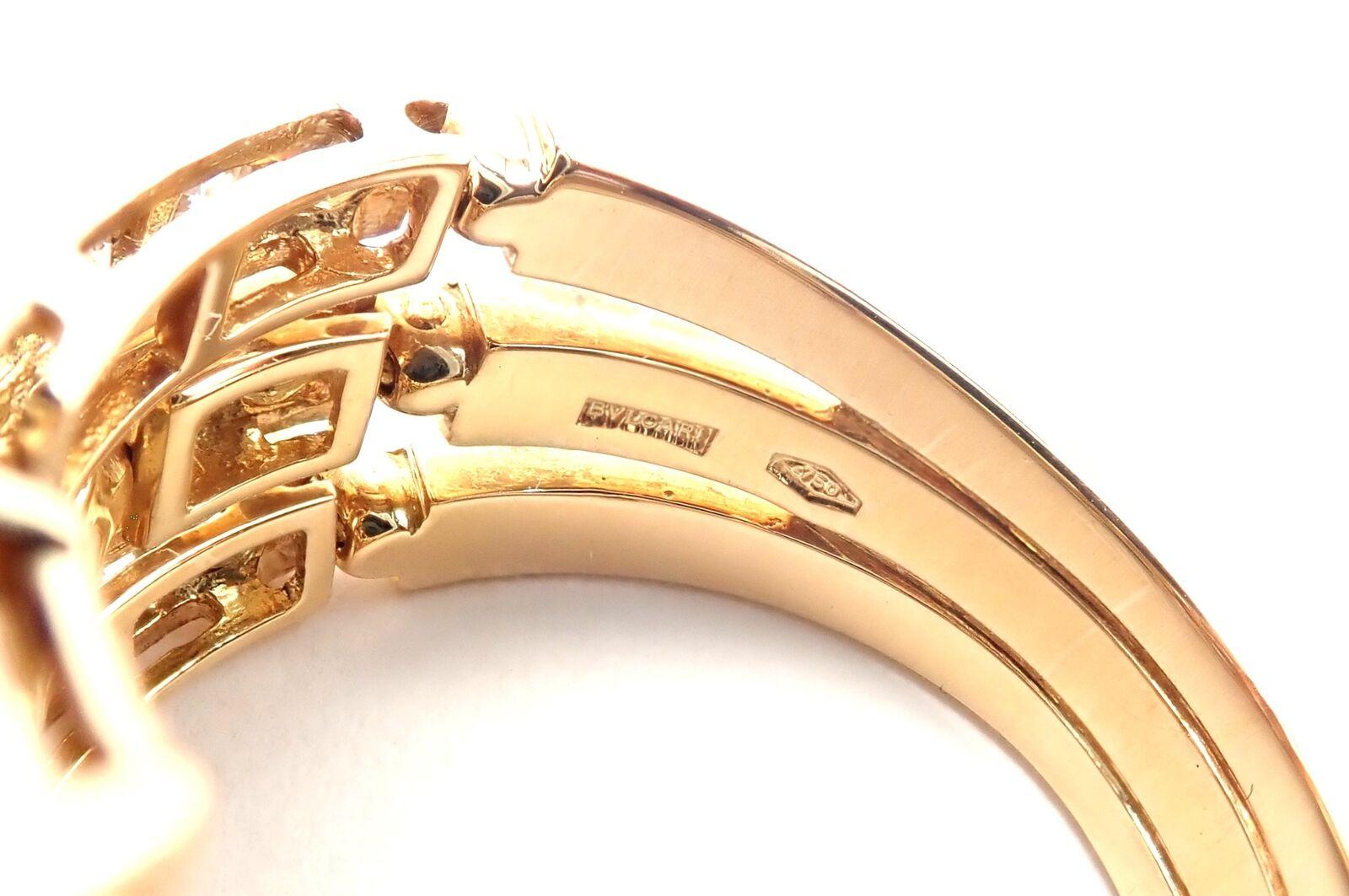 Bulgari Bvlgari Allegra Anillo de Oro Amarillo con Diamante Peridoto Turmalina Citrino 5