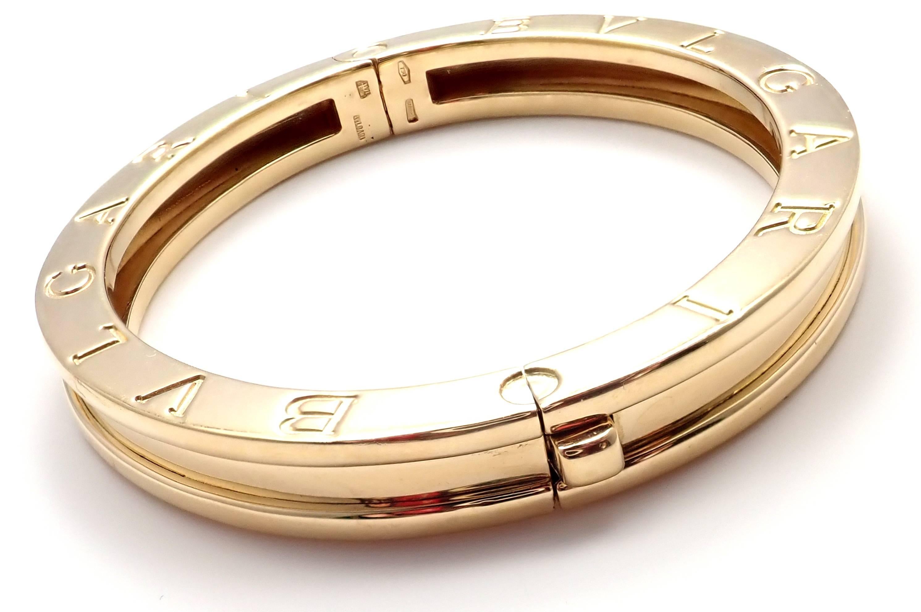  Bulgari Bvlgari B-Zero Bracelet en or jaune Unisexe 