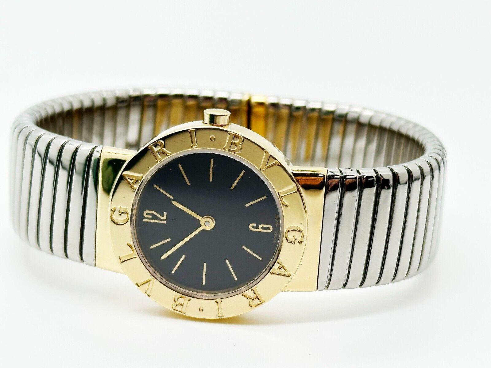 Bulgari BVLGARI BB262 Ladies LVCEA Tubogas 18K Yellow Gold Stainless Steel 3