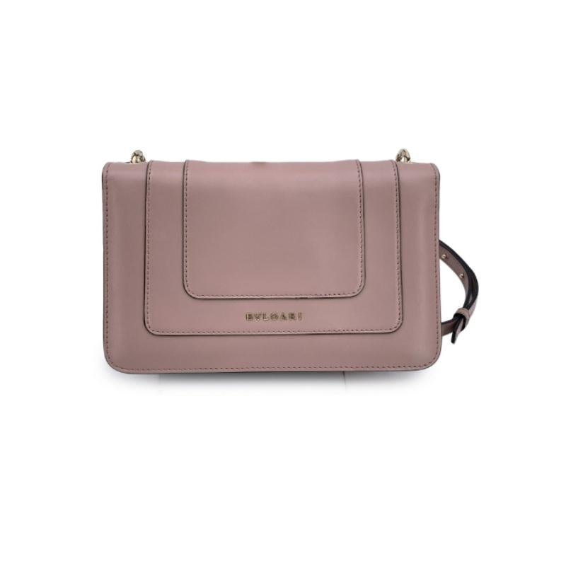 Brown Bulgari Bvlgari Blush Leather East West Serpenti Forever Shoulder Bag